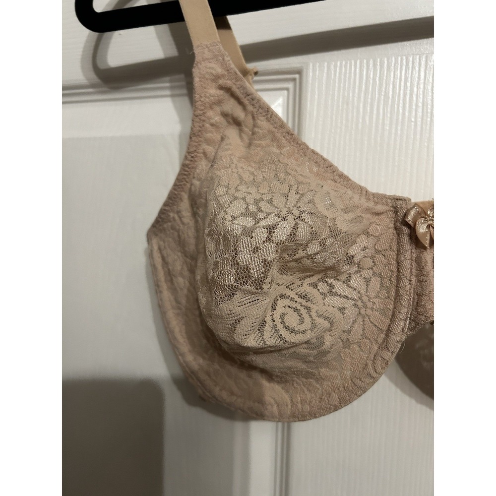 Wacoal Bra 38D Halo Lace Under Wire Unlined Full Coverage lingerie Style 851205 - Picture 5 of 15
